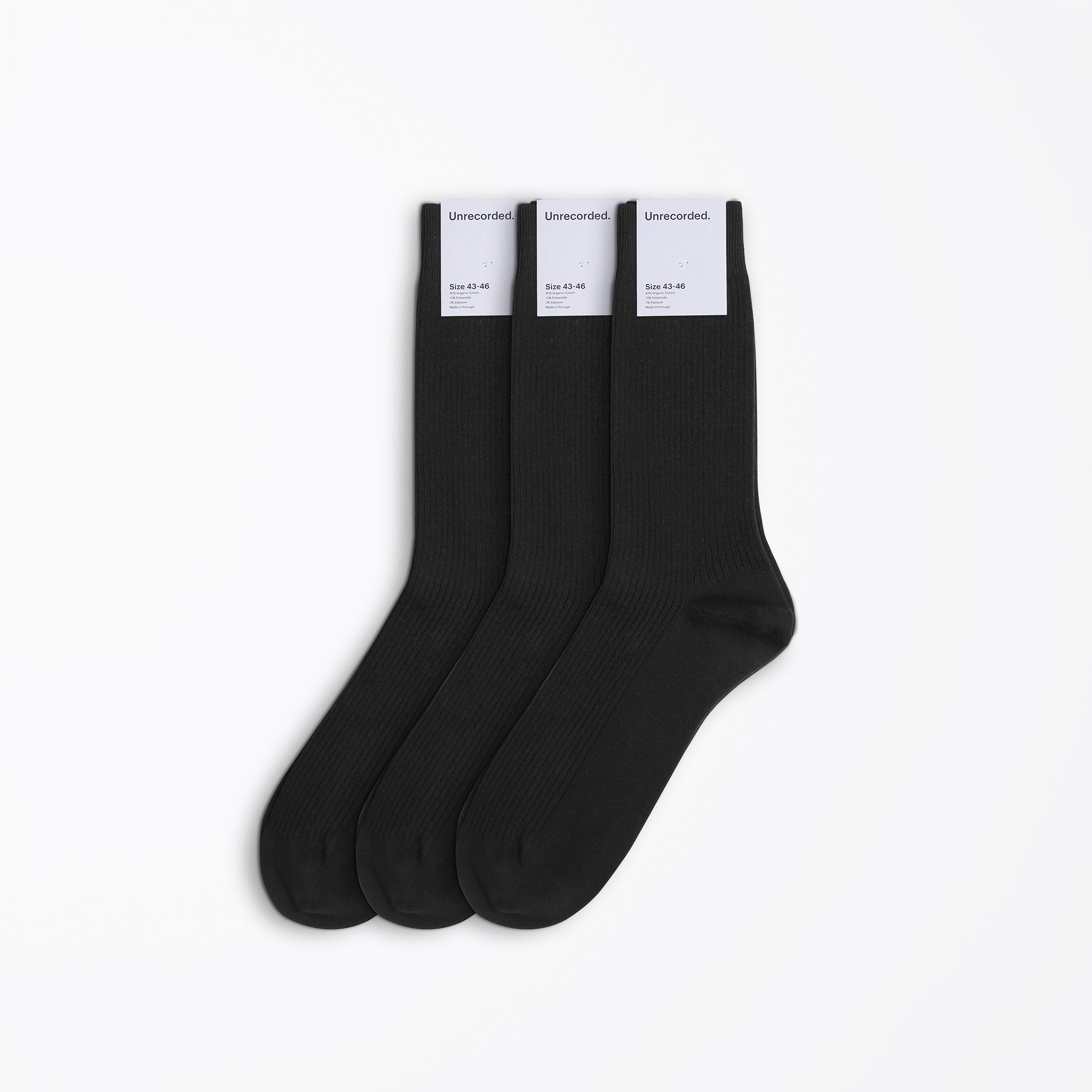 Socks Triple Black