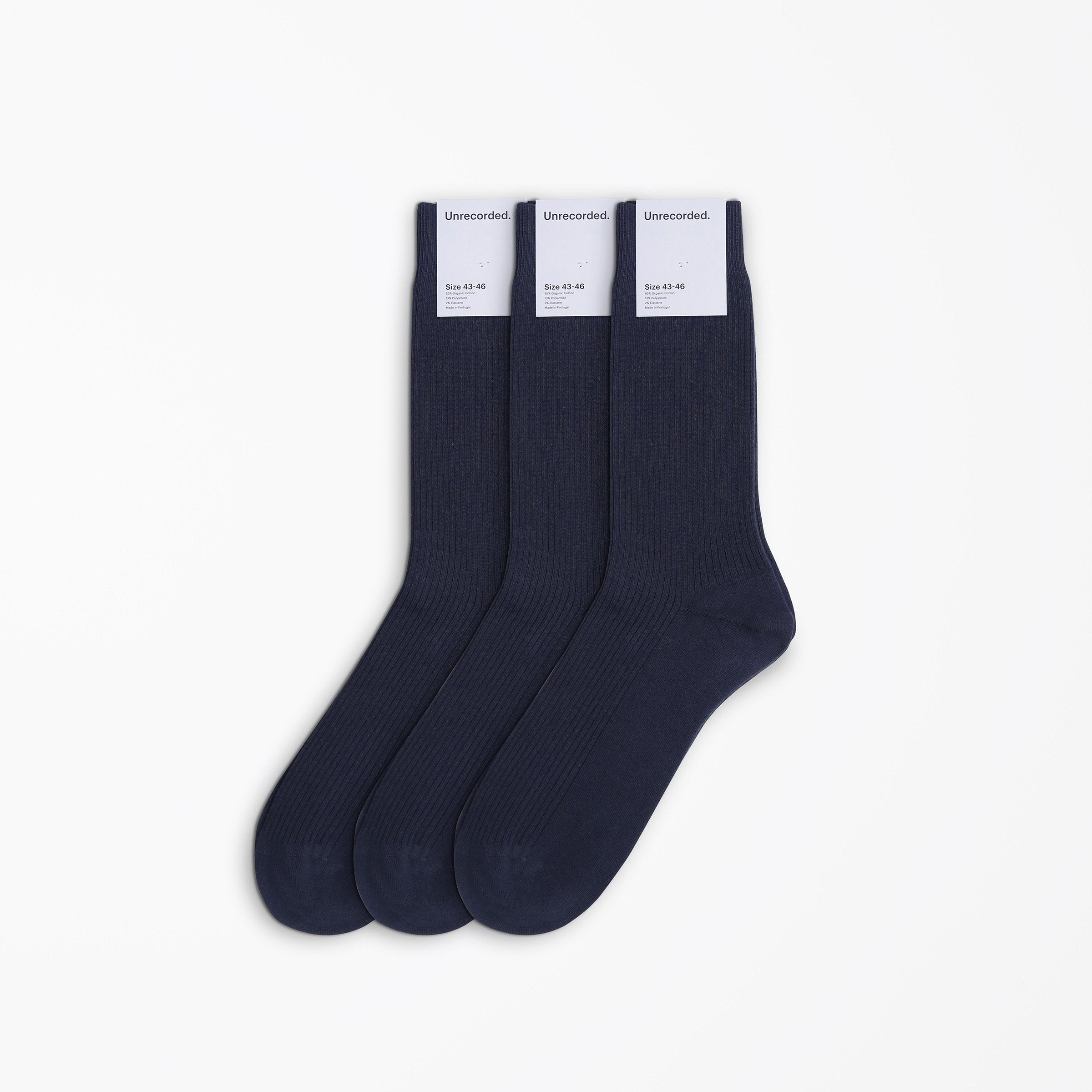 Socks Triple Navy